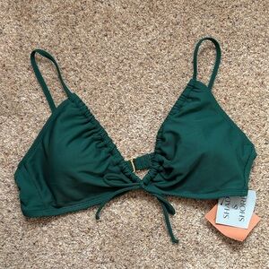 Shade & Shore Teal Bikini Top